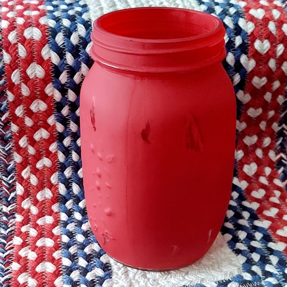 4th of July Set Two Painted burton & BURTON CANNING Jars - Picture 2 of 15